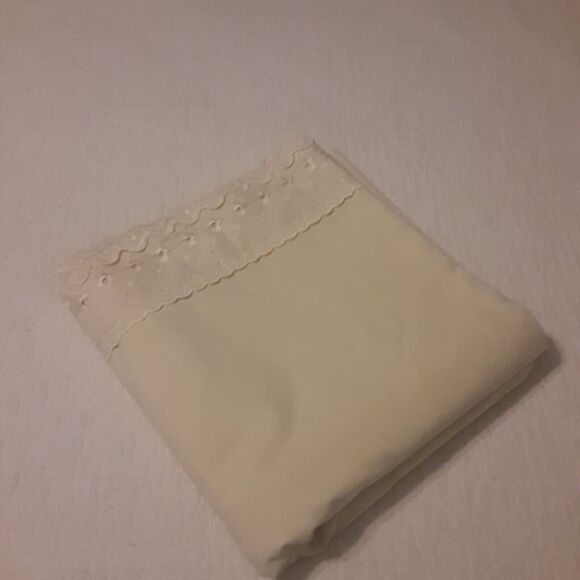 Vintage Westpoint Steven's Battenburg Lace Trim Full /Double Flat Sheet U.S.A. - Picture 1 of 5